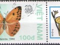 Vietnam - 1989 - Fauna - 100D - Multicolor - Viet Nam, Butterflies - Scott 1928 - Butterflies Eurema Proterpia - 0